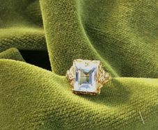 Gold Ring Kunzite