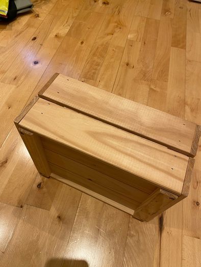 6x IKEA pine storage boxes (KNAGGLIG)