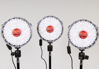 Rotolight NEO II - 3 LIGHT KIT with a hard case and Elinchrom HSS Transmitter