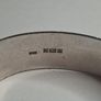 Vintage Solid Sterling Silver Engraved Hinged Bangle Bracelet Image 6
