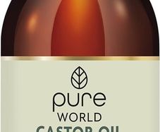 Pure World Natural Castor Oil 100ML..Cold, & Freshly Pressed 100% Pure and Undiluted Hexane Free Eyebrows, Nails, Beard, Hair, Eyelash Growth Cruelty Free