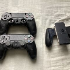 2x ps4 fake controllers + Nintendo grip