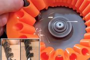 Anti-Stripping Angle Grinder Drill Bit Sharpener 2-13mm 20 Holes with Metal Thread Inserts Fit 115/125 Grinders Renew Old Bits
