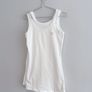 New Dunnes Stores White Longline Vest Top x3 Image 3