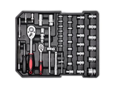 Executive Anthracite Black Case Box Trolley Set 949 Piece Tool Box Tool