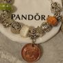 Pandora Bracelet with Old Irish Coins/Silver Plated Image 3