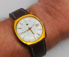 Vintage LIP men's large Watch