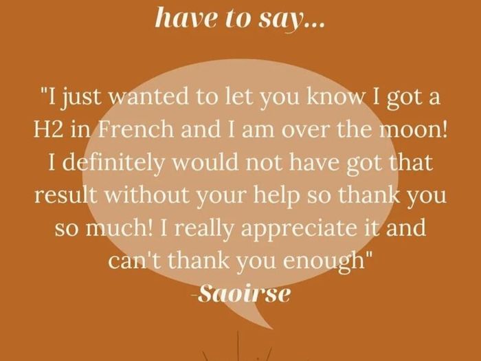 Leaving & Junior Cert French Grinds