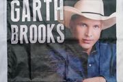 Garth Brooks flag 3ft x 2ft.
