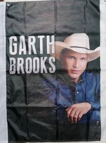 Garth Brooks flag 3ft x 2ft.