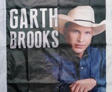 Garth Brooks flag 3ft x 2ft.
