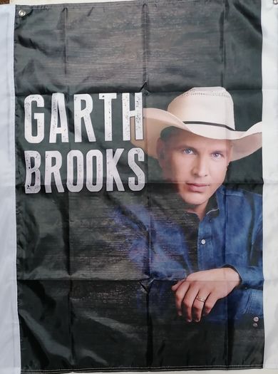 Garth Brooks flag 3ft x 2ft.