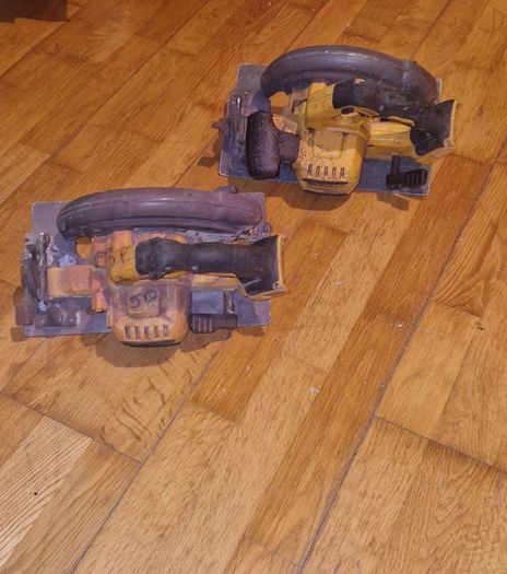 dewalt flexvolt circular saw dcs575   2 saws for parts or repairs