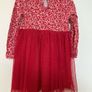 Red dress with tulle skirt Image 2