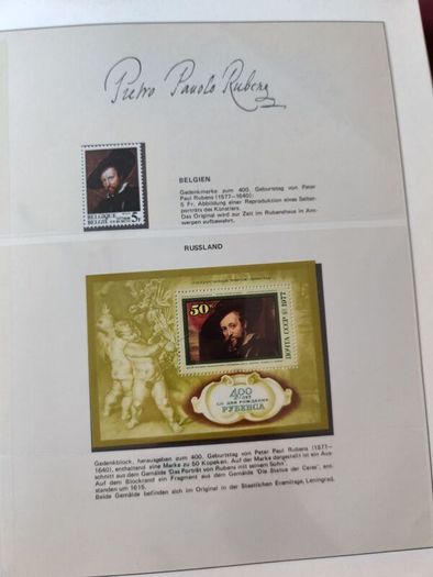 Paul Rubens 55 Pages Stamps Album World Collection