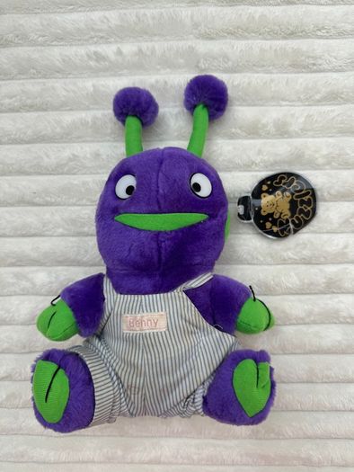 Nuzzlers Plush Purple Benny Dirty Vintage Please see pictures