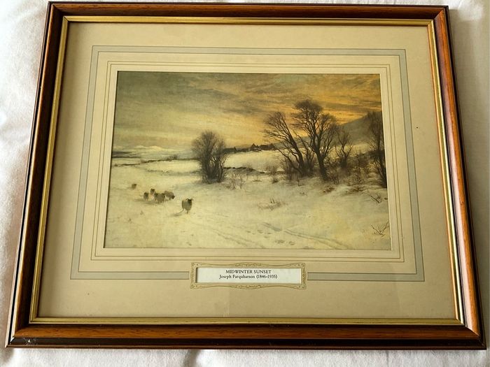 Set of 3 Framed Joseph Farquharson (1846-1935) Prints