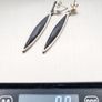 Vintage Smoky Quartz Sterling Silver Stud Earrings Image 8