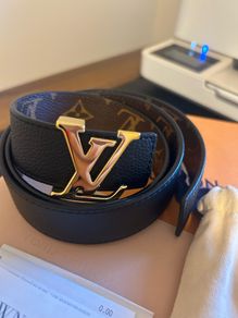 LV Initials 30MM Reversible Belt size 75