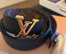 LV Initials 30MM Reversible Belt size 75