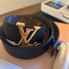 LV Initials 30MM Reversible Belt size 75