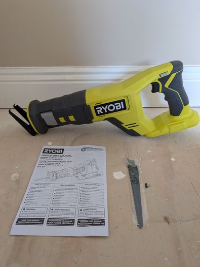 RYOBI 18V Cordless Reciprocating Saw PCL515