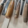 7 chisels and gouges, incl. Marples and Addis Image 4