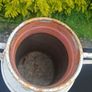 Old painted milk churn postage possible Image 4