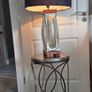 Mercury glass table lamp Image 3