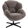 Wingback Velvet Armchair Image 2