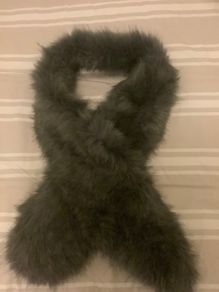 New Grey Fur Collar/ Stole