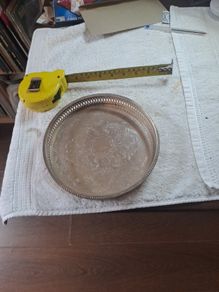 Cavalier silver plated 8"serving tray.