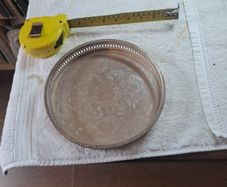 Cavalier silver plated 8"serving tray.