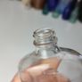 224 - Set of 2 Vintage 1001 Carpet Cleaner Clear Glass Decorative Collectible Bottles Image 8