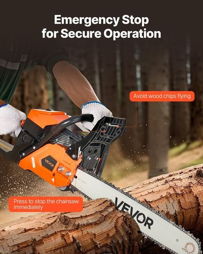62cc Petrol Chainsaw with 20in Bar