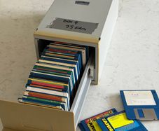 Box 4 with old Amiga discs
