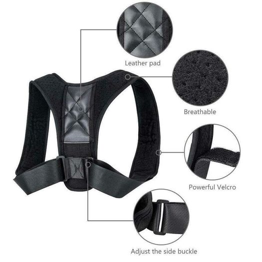 New Posture Corrector Belt Adjustable Back Brace Straightener For Men and Women