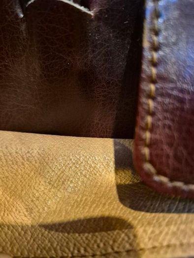 Vintage Texier Leather Bag Briefcase