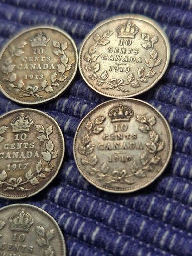 Canada 10 cents silver