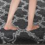 Super Soft Fluffy Area Rug 6'x9' Bedroom Living Room Shaggy Anti-Skid Comfortable Large Rugs Indoor Modern Home Decor Floor Carpet - Dark Grey&White 180x270 Image 6