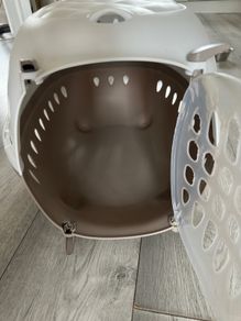 Pet transport carrier.