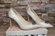 Crystal glam heels, size 6