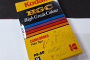 Kodak HGC High Grade Colour 8mm Camcorder Video Tape P5-60 (New, Factory Sealed, Vintage 1995)