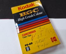 Kodak HGC High Grade Colour 8mm Camcorder Video Tape P5-60 (New, Factory Sealed, Vintage 1995)
