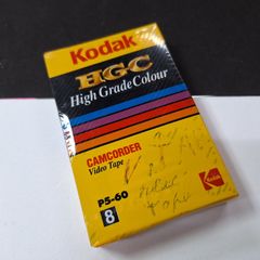 Kodak HGC High Grade Colour 8mm Camcorder Video Tape P5-60 (New, Factory Sealed, Vintage 1995)