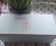 Handmade Bordeaux Cierge Camee 15 Cm Candle