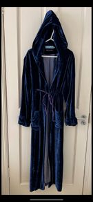 Vintage Avoca - Purple faux suede cape jacket with hood