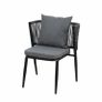 Korfu Coastal Patio Set  Outdoor Table + 2 Chairs Image 3