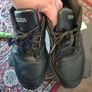 Adidas black runners approx size 5/5.5 Image 2
