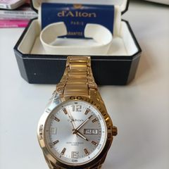 Vintage dAlton Paris Mens Gold Watch Flawless. Working Perfectly. New battery installed by a jeweller.